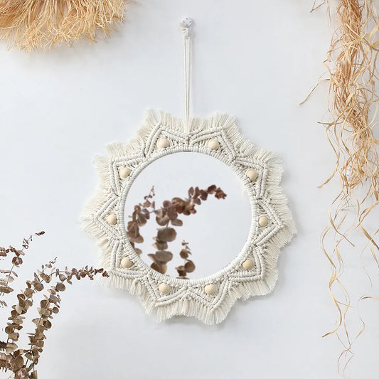 Boho Macramé Mirror