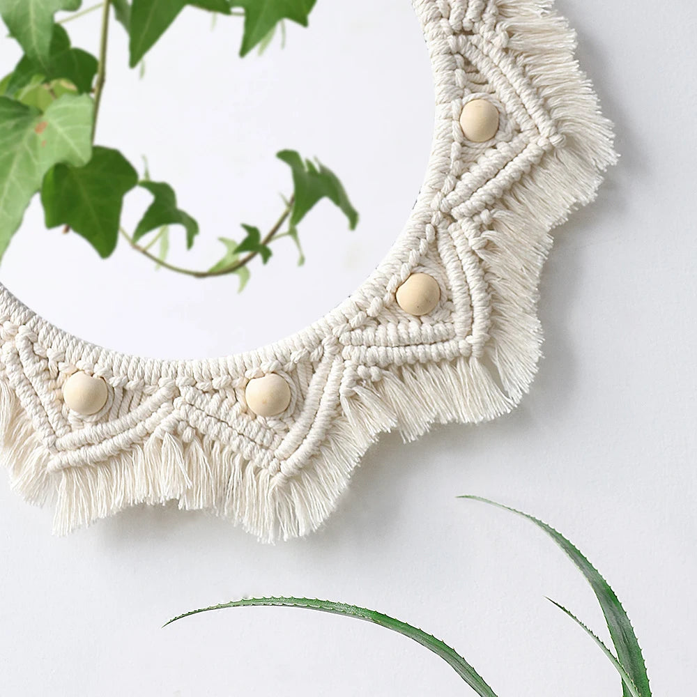 Boho Macramé Mirror